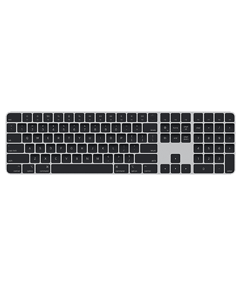 Magic Keyboard with Touch ID and Numeric Keypad for Mac models with Apple silicon - US English - Black Keys